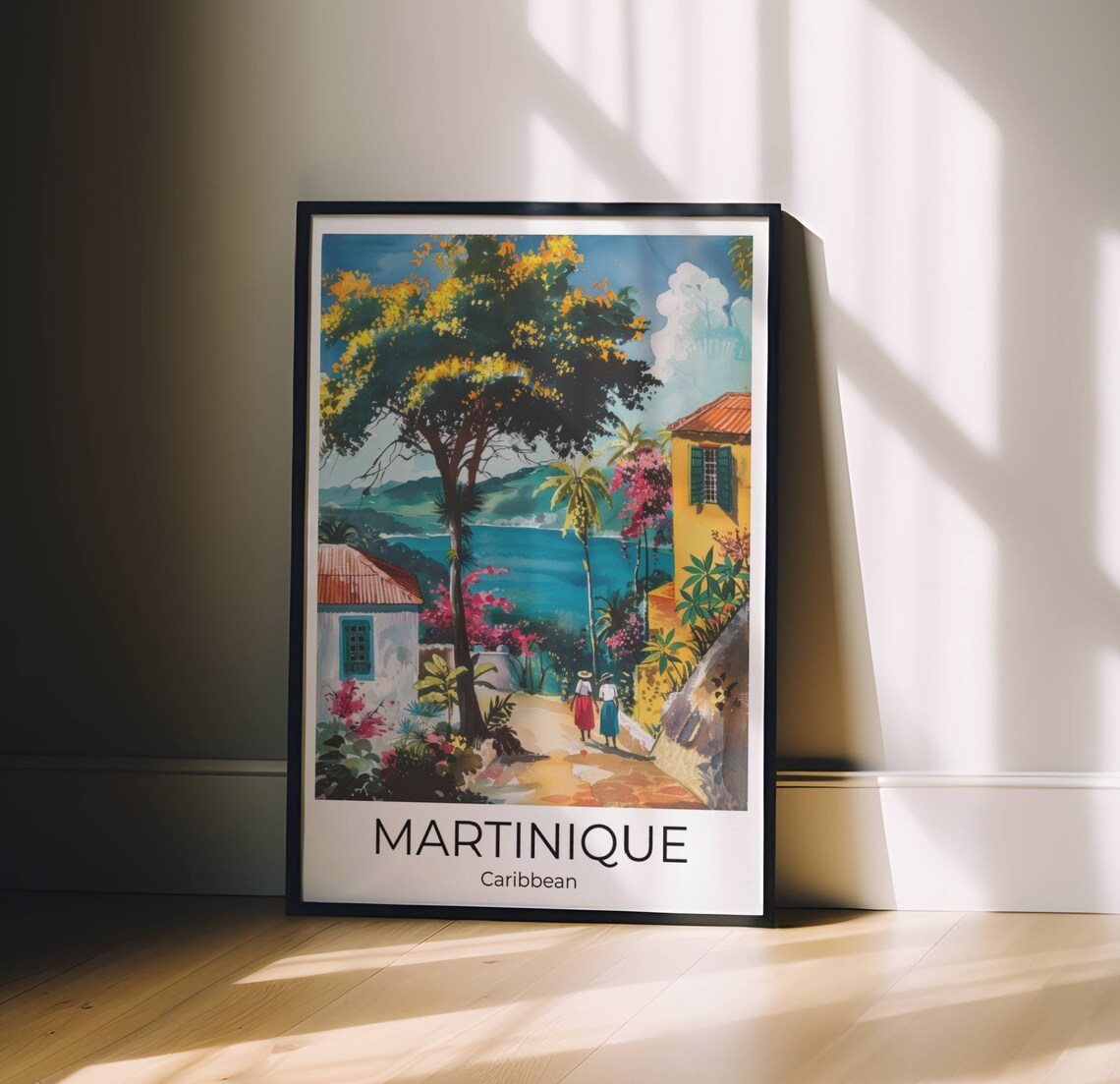Martinique Island Martinique Caribbean Travel Poster Martinique Wall Art Martinique Travel Print Martinique - Image 4