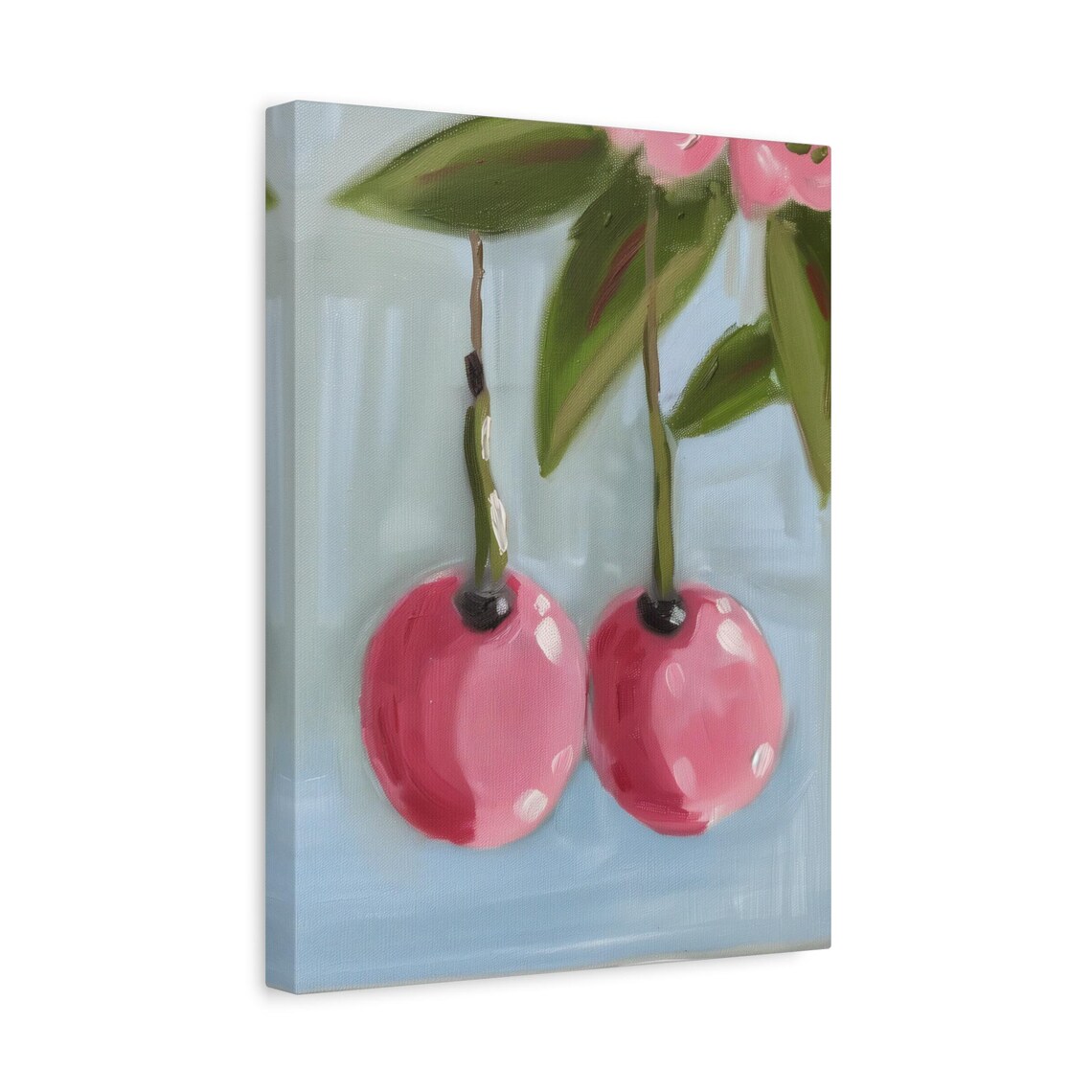 Original Cherry Print Cherry Oil Painting Print Realistic Cherry Wall Art Fruit Art Kitchen Cherry Decor Cherry Art - Image 3