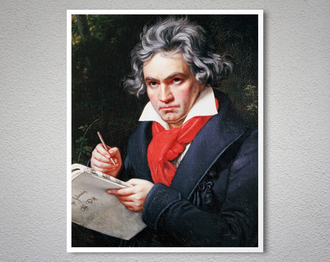 Ludwig Van Beethoven Vintage Poster Print - Image 2