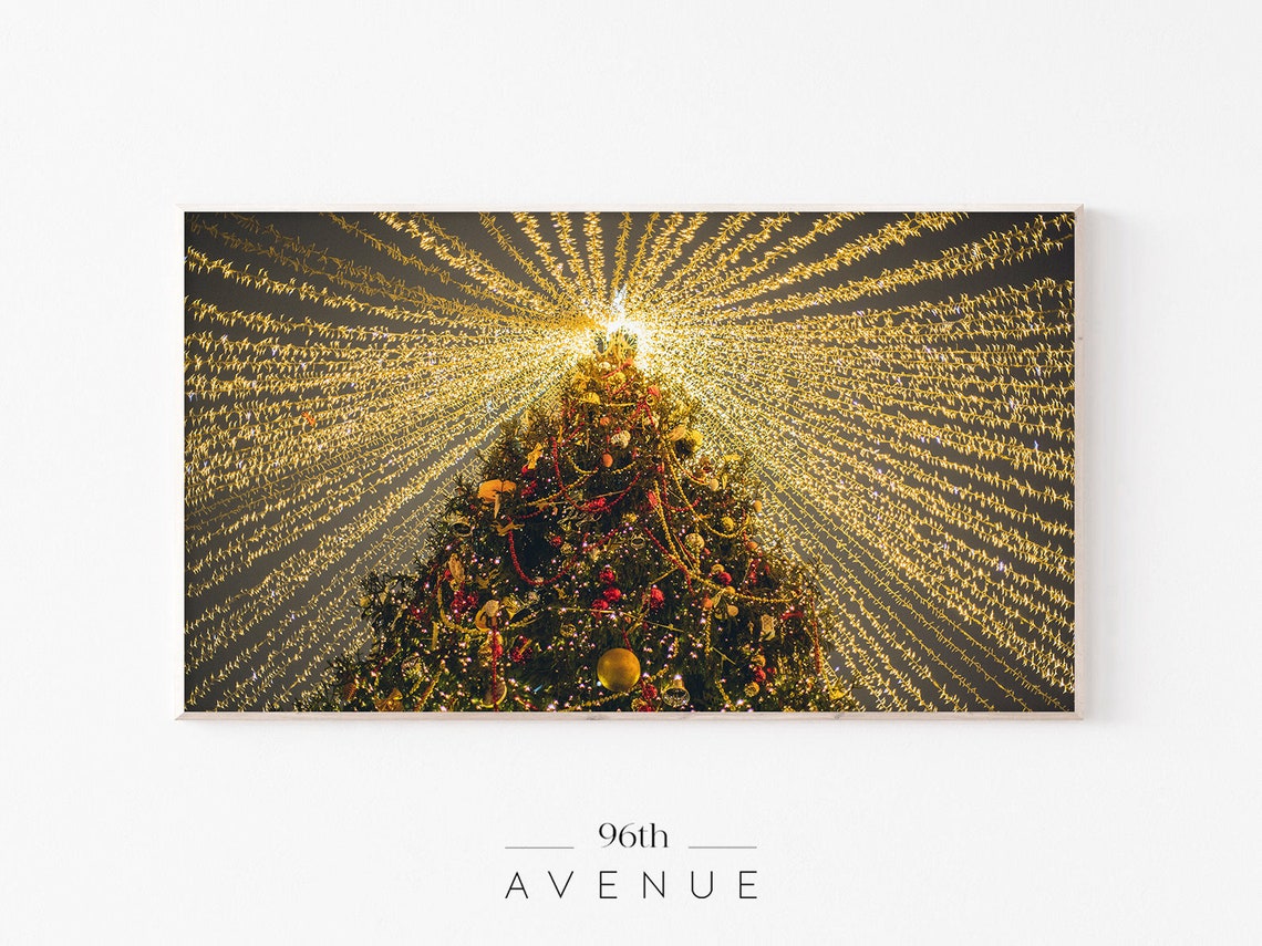 Christmas Tree Festive Smart TV Art