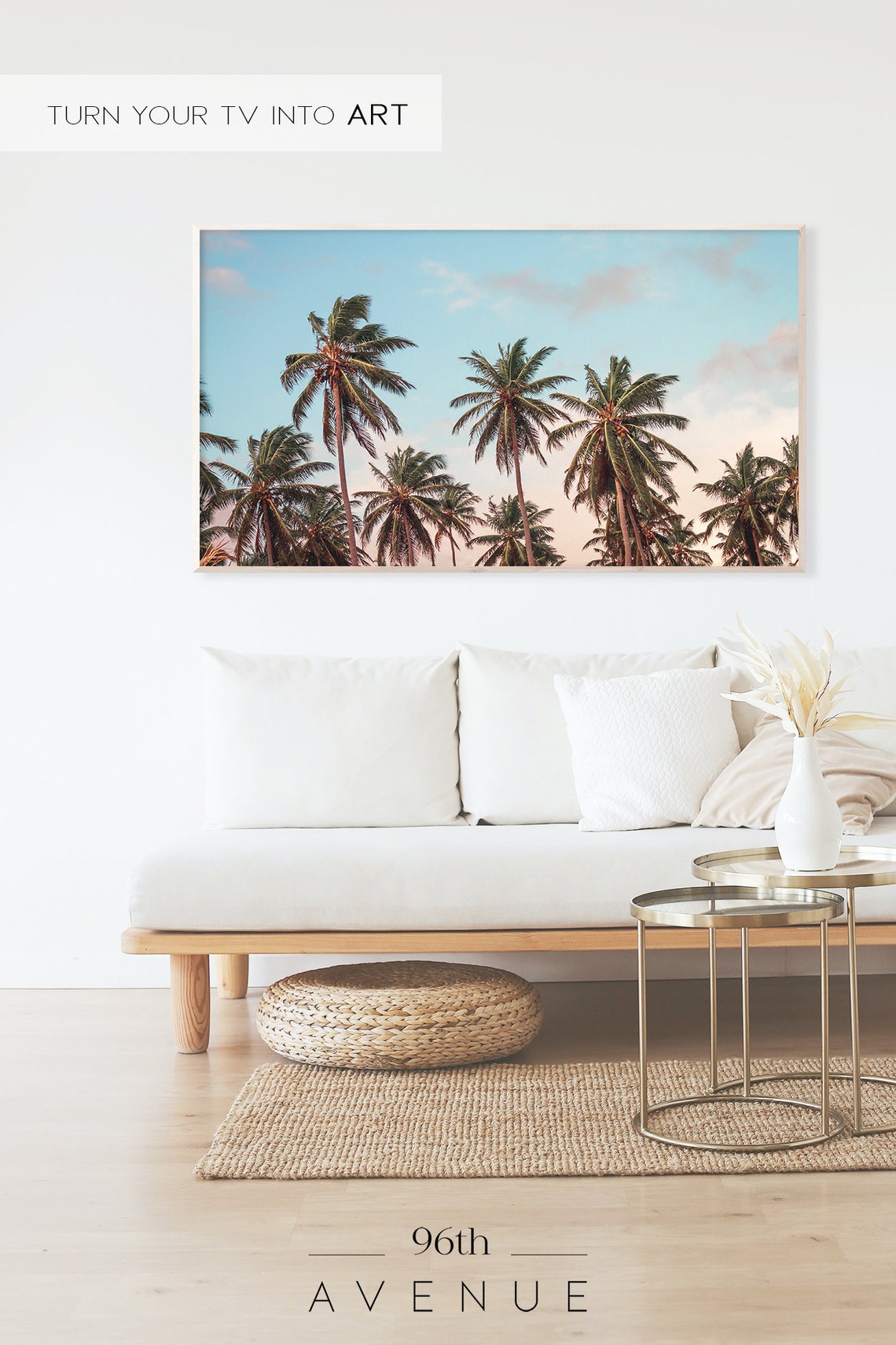 Palm Trees Tropical Wall Art Print - Image 2