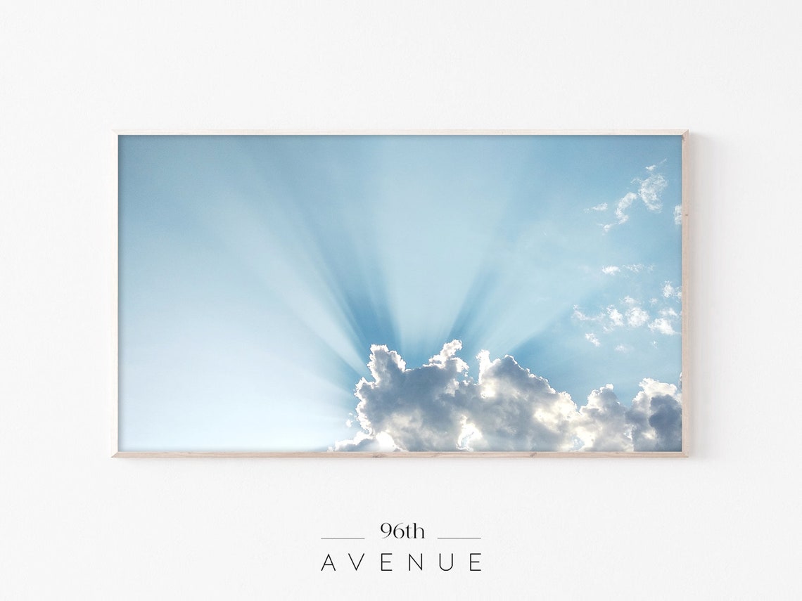 Frame Tv Art Clouds Nature Art For Tv