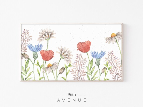 Spring Floral TV Art