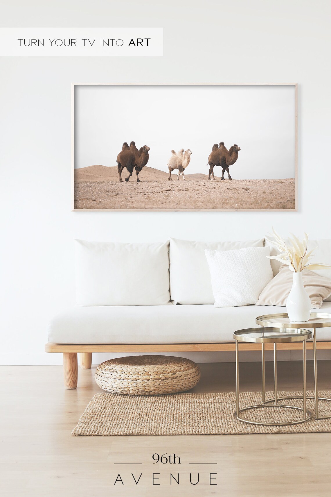 Desert Camels Art for TV - Image 2