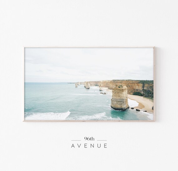 Twelve Apostles Limestone Sea Stacks Australia Coast Photo Poster