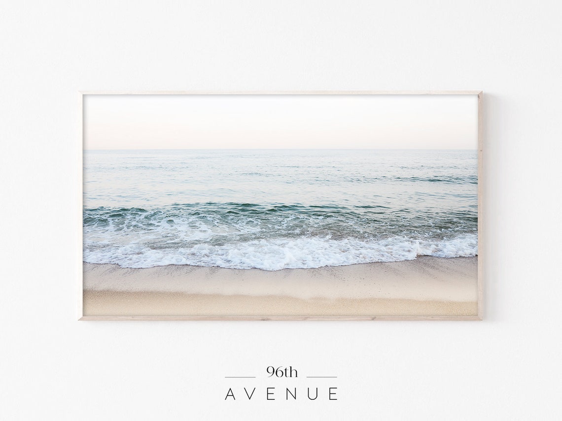 Summer Beach Seascape, Wall Art Print