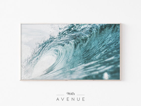 Surf Ocean Wave Coastal Art, Beach Art Print