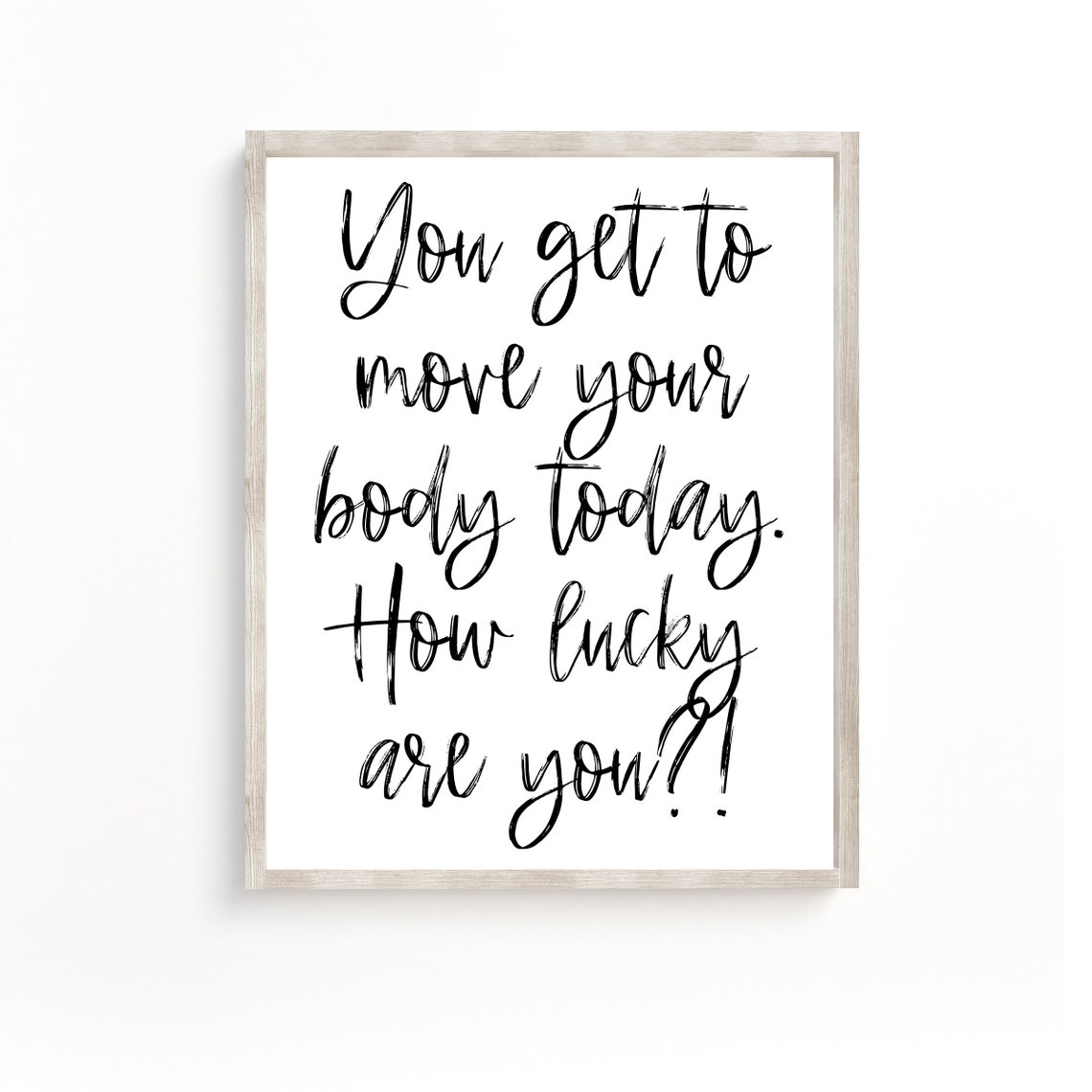 Workout Print Fitness Wall Art Gym Decor Motivational Printableprintable Artgym