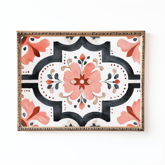 Spanish Talavera Tile Kitchen Art Print