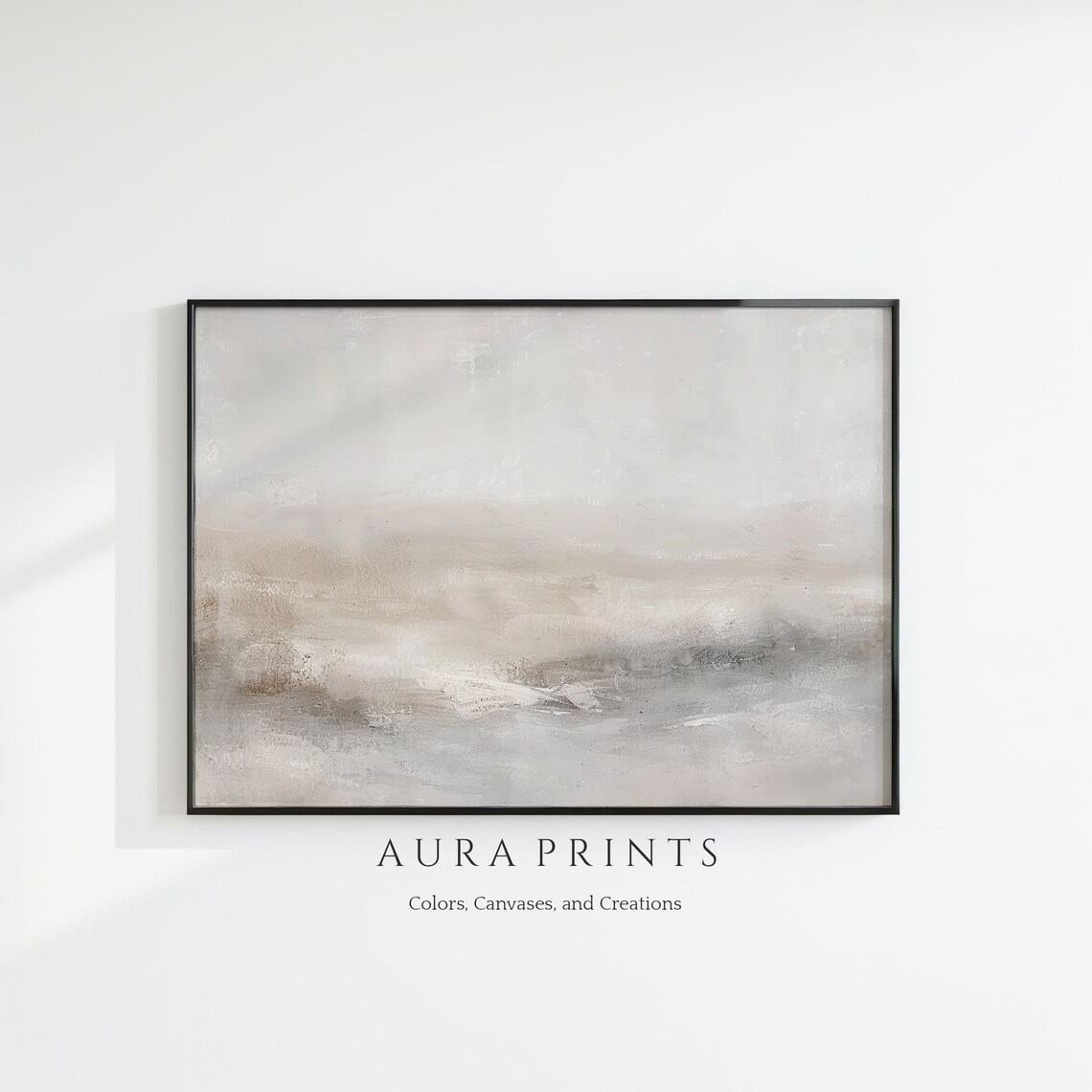 Hushed Mornings Abstract Art, Contemporary Decor