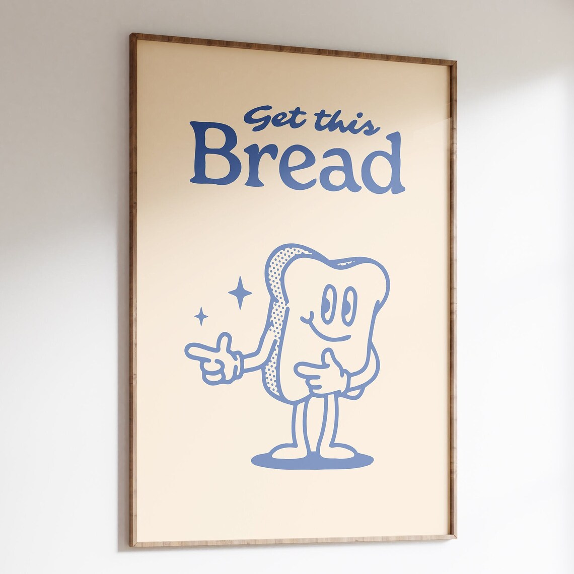 Get This Bread Retro Funny Kitchen Quote Poster