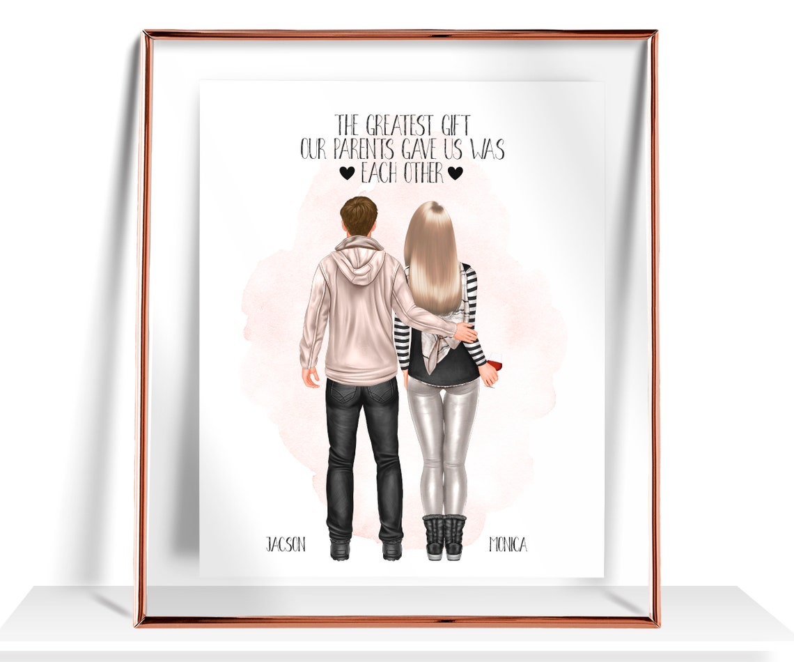 'The Greatest Gift Our Parents Gave Us' Brother Sister Poster
