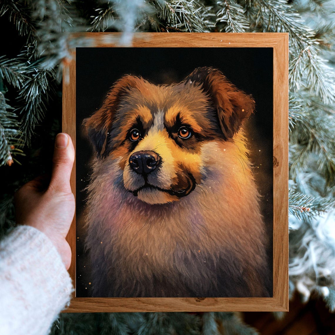 Anatolian Shepherd Fluffy Puppy Guardian Dog Portrait Poster - Image 5