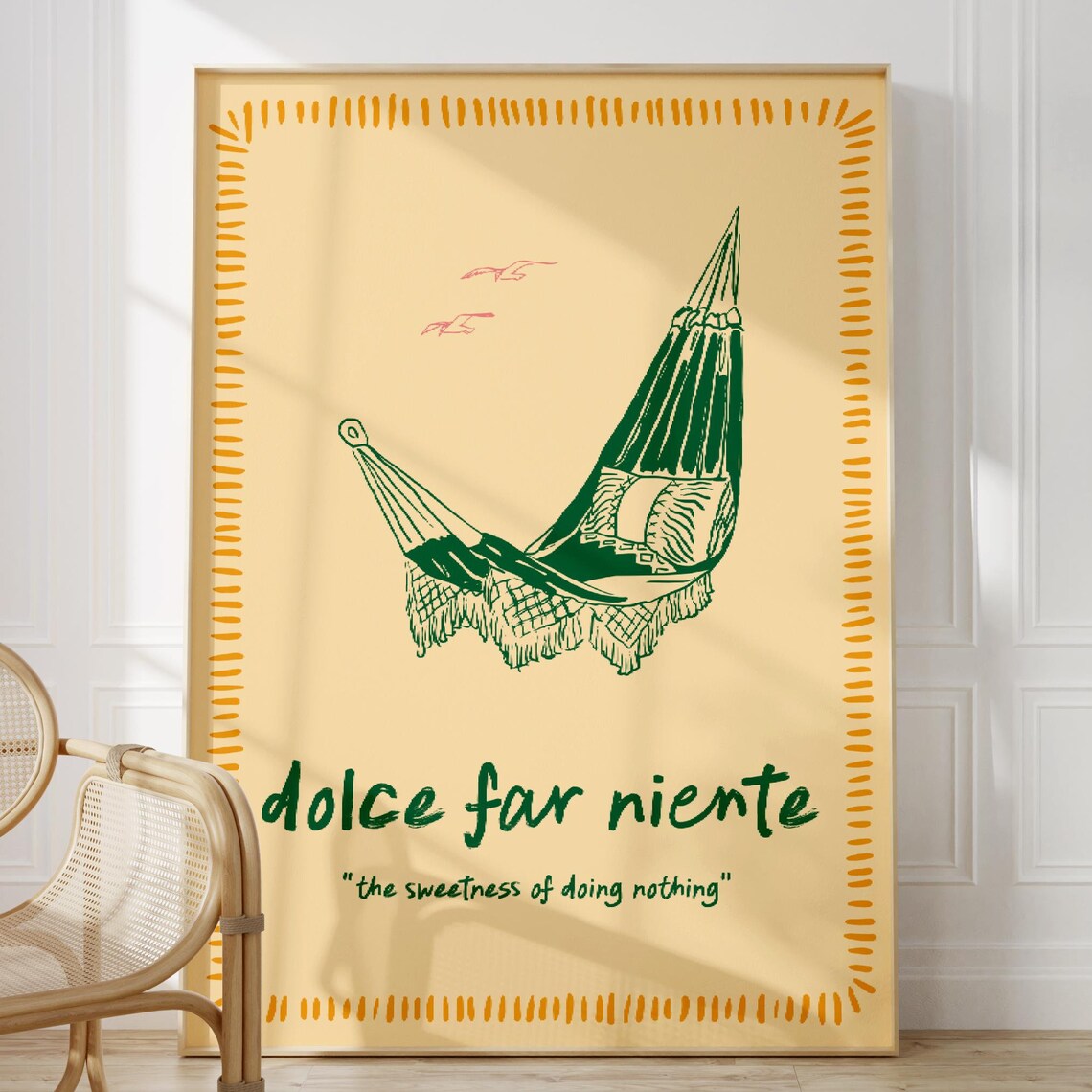 Dolce Far Niente Italian Quote Art Print