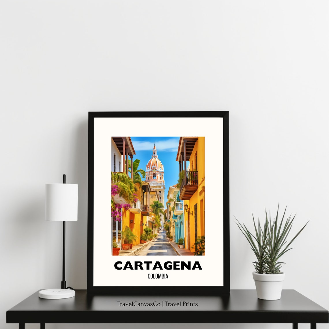Cartagena City Gift Wall Art Print - Image 3