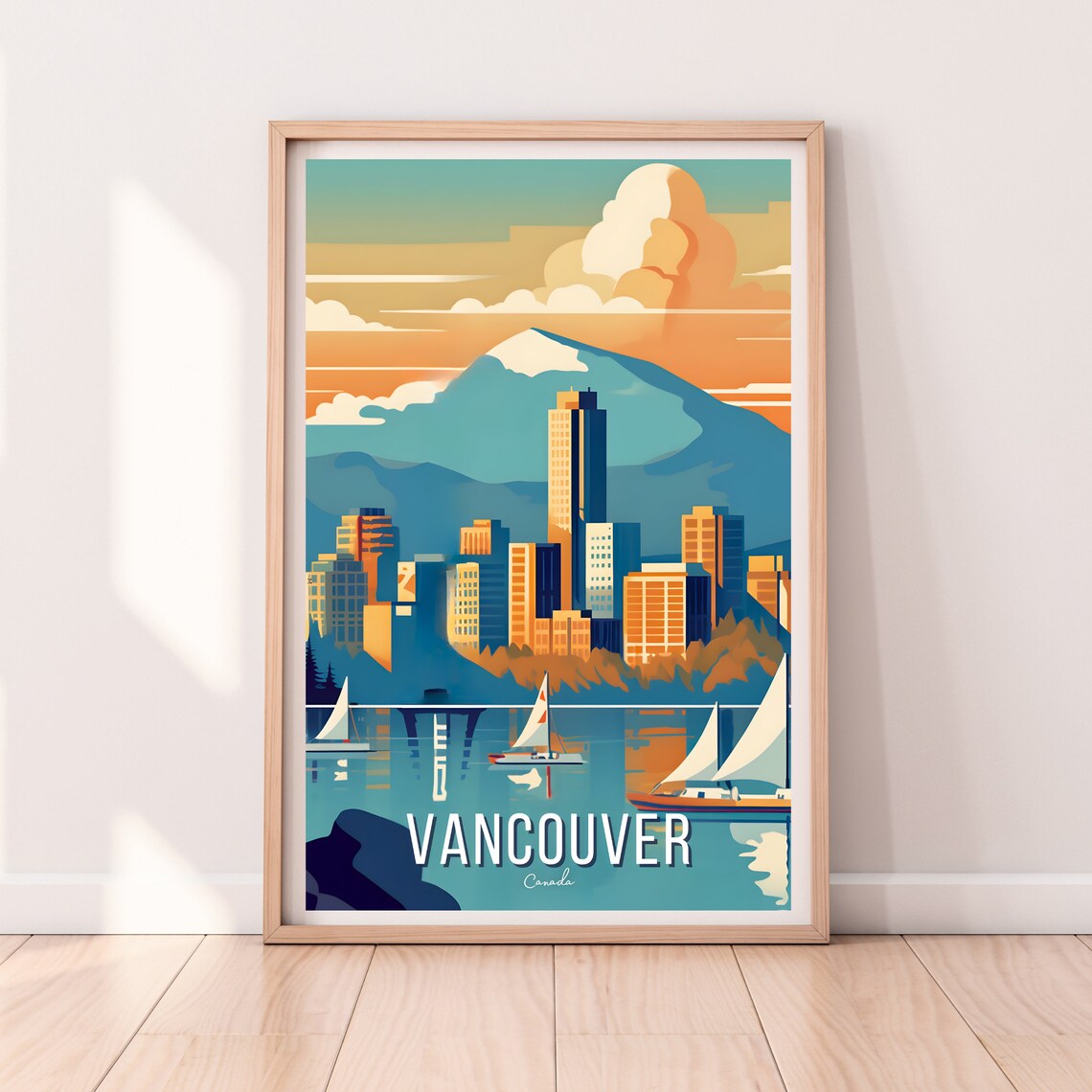 Vancouver Travel Poster, Canada Travel Art Print - Image 2