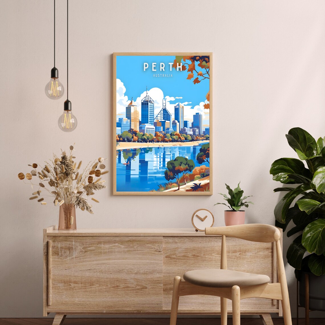 Perth Travel Poster, Australia Wall Art Print - Image 2