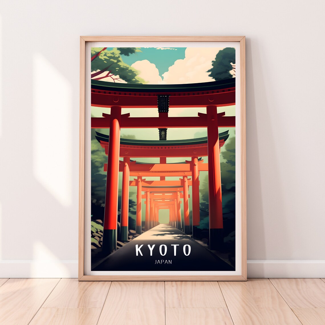 Kyoto Travel Poster, Japan Travel Art Print - Image 2