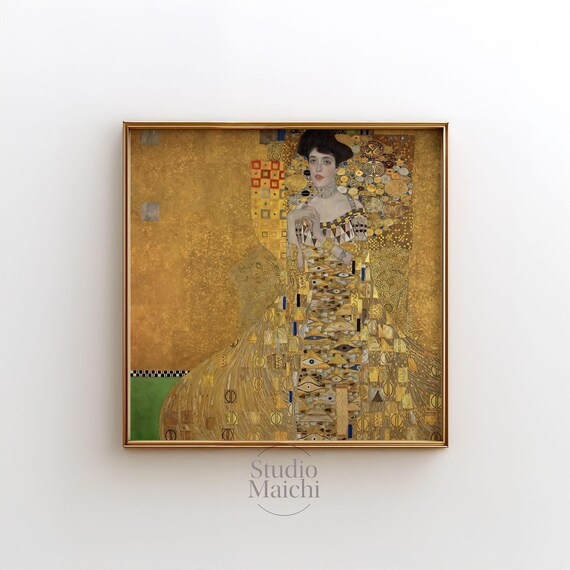 Klimt Adele Bloch Bauer Golden Portrait Art Nouveau Classic Print