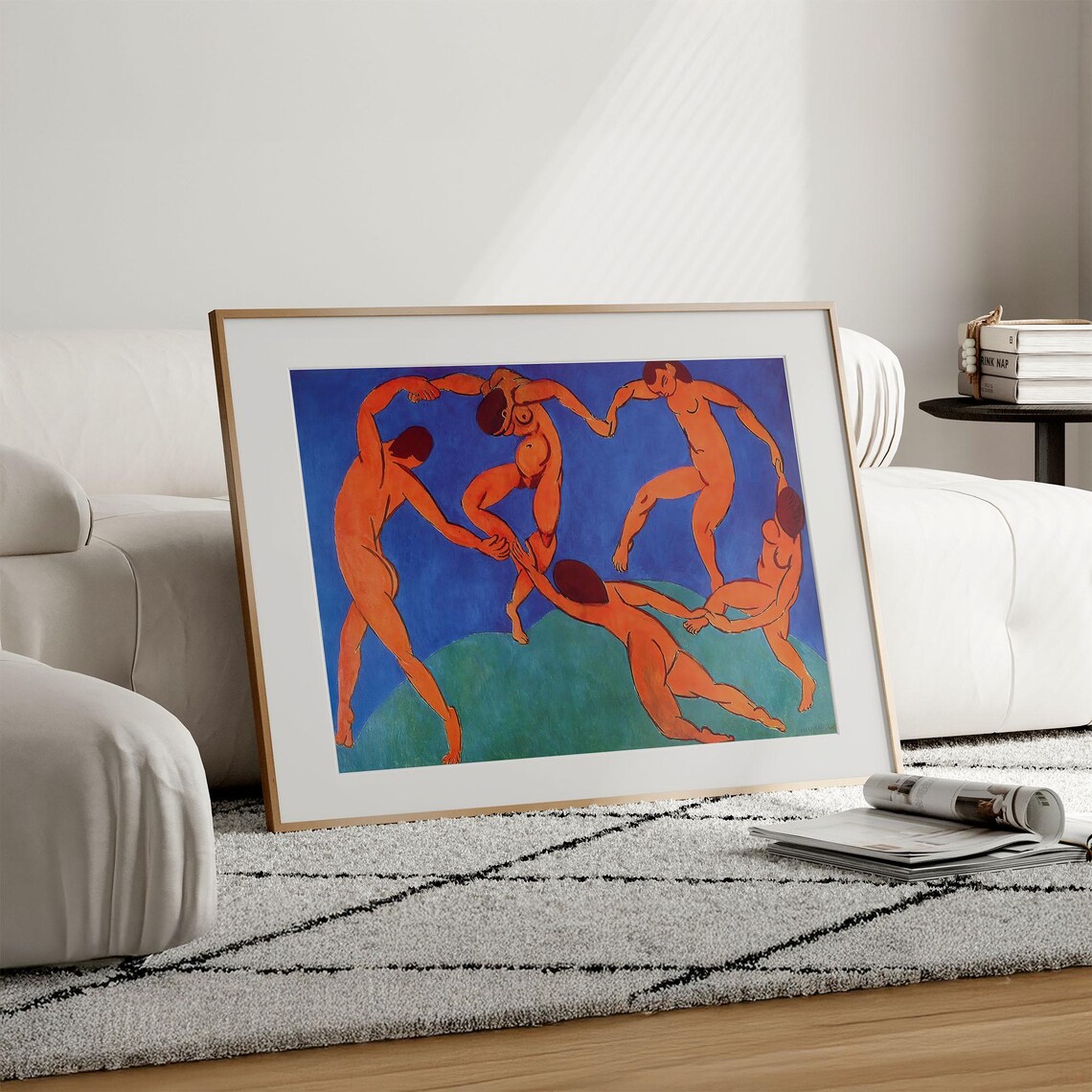 Matisse La Danse Red Dancers Blue Circle Iconic Fauvist Poster - Image 3
