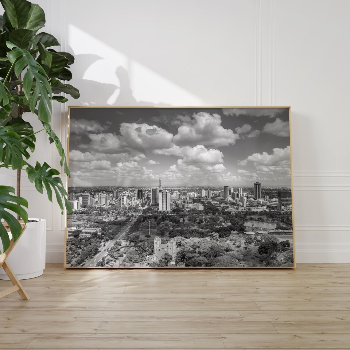 Black And White Nairobi Print Nairobi Wall Art Nairobi Poster Nairobi Photo Nairobi Poster Print Nairobi Wall Decor Kenya Africa - Image 2