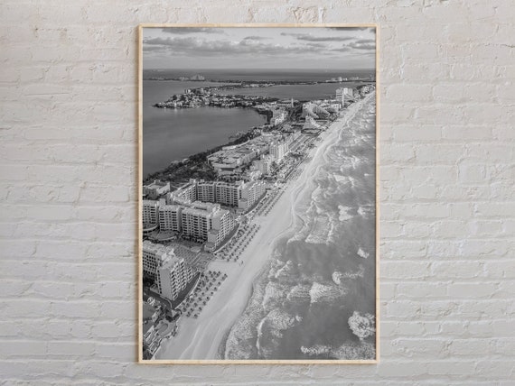 Black And White Cancn Print Wall Art Poster Photo Decor Mexico