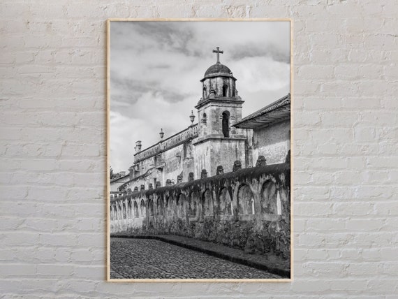 Black And White Michoacn Print Art Poster Photo Wall Decor Mexico