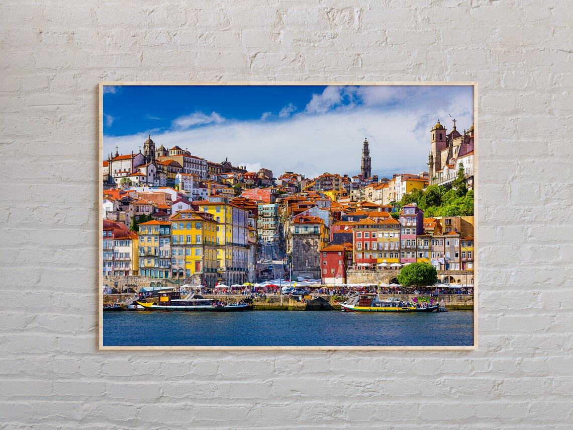 Porto Travel Poster, Portugal Europe Wall Art