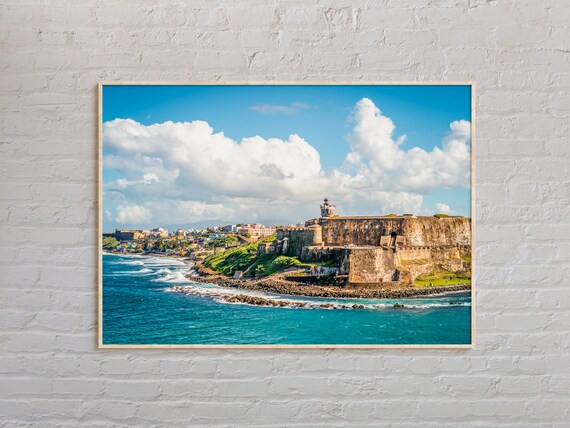 San Juan Real Photo Poster, Puerto Rico Travel