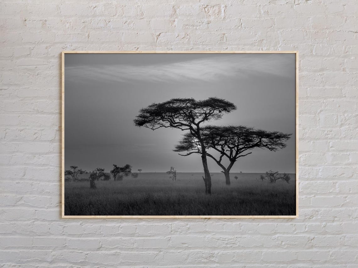 Black And White Tanzania Print Tanzania Wall Art Tanzania Poster Tanzania Photo Tanzania Poster Print Tanzania Wall Decor Africa