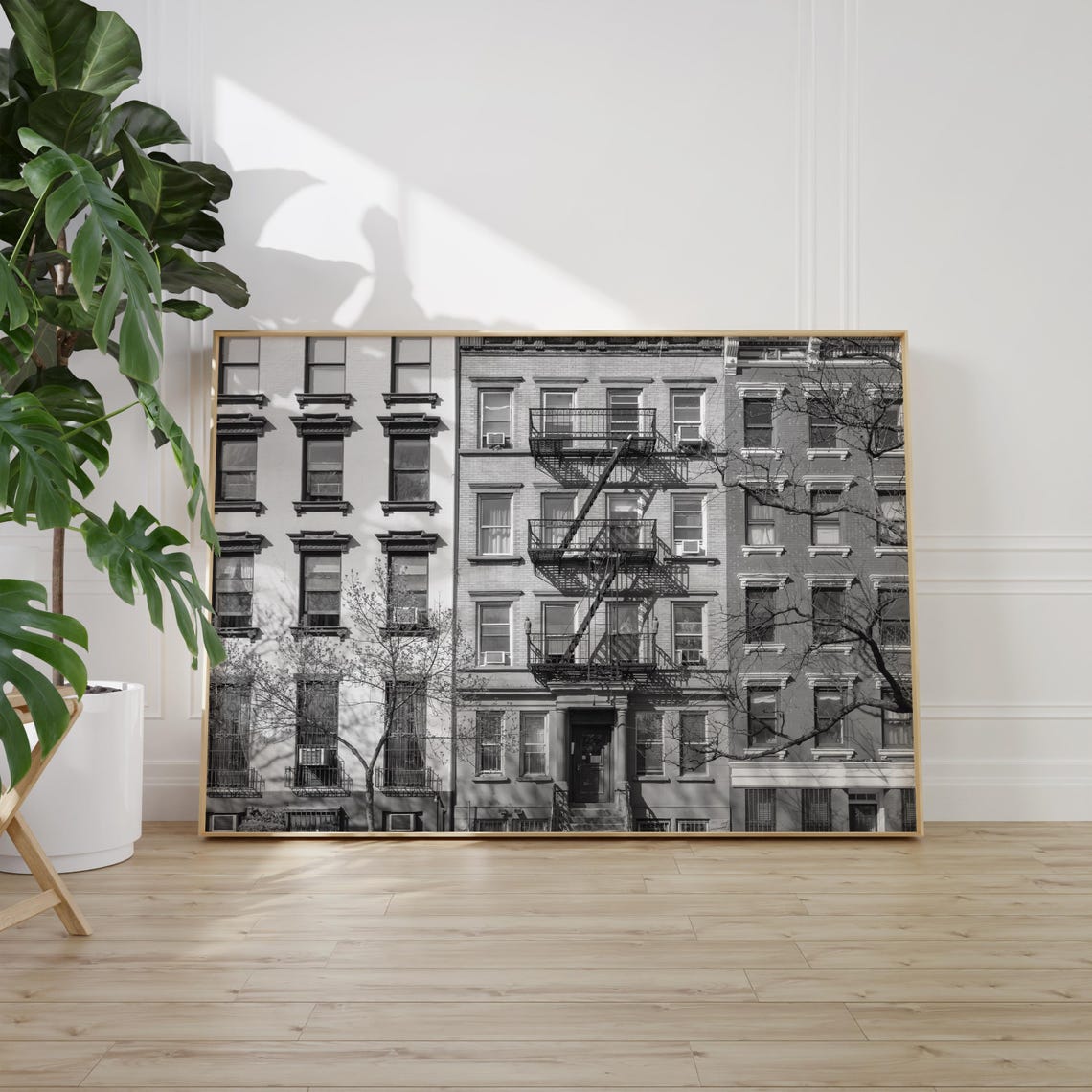 Black And White East Village Print East Village Wall Art East Village Poster East Village Photo New York City Poster Print New York - Image 2
