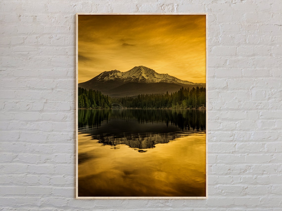 Real Photo Northern California Print California Wall Art Northern California Poster California Photo California Poster Print