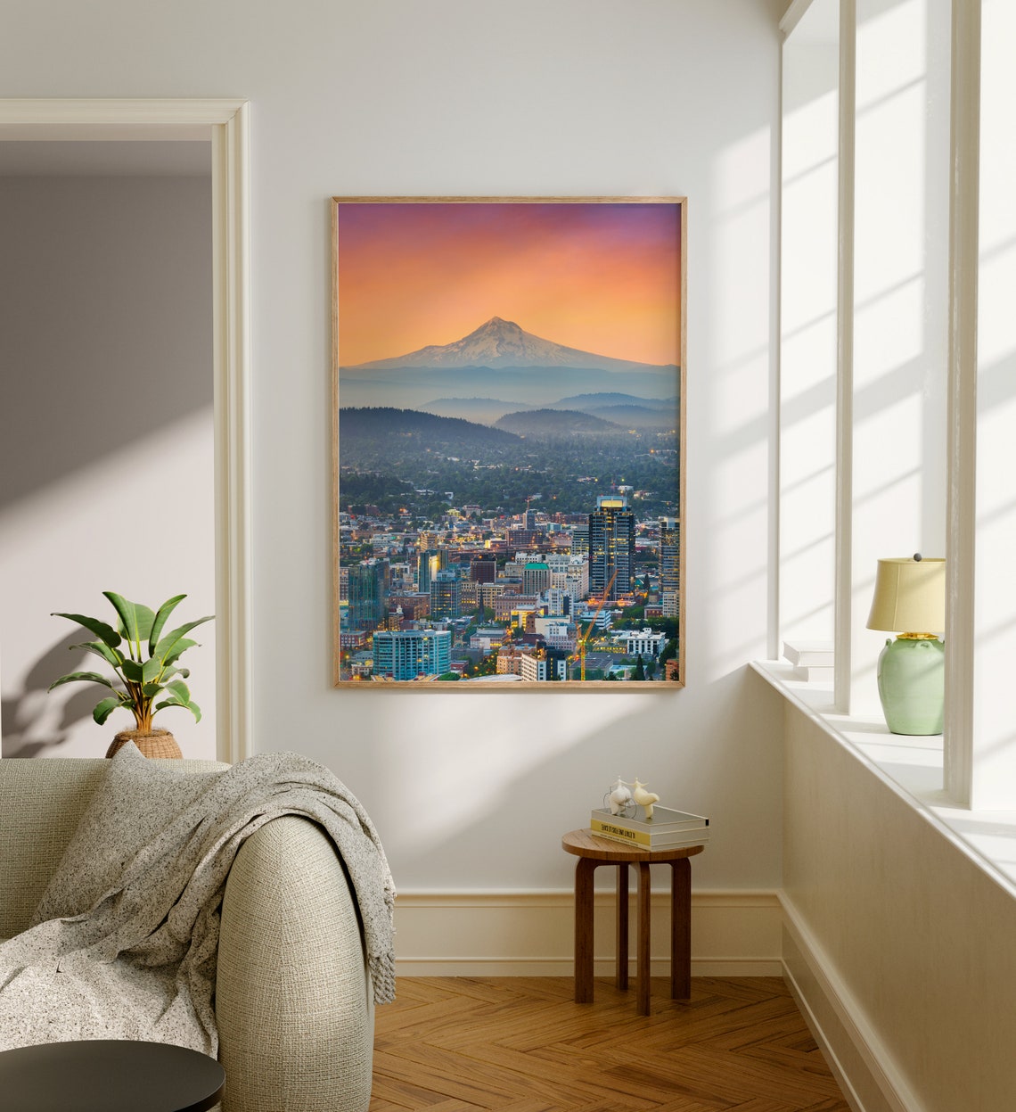 Real Photo Portland Print Portland Wall Art Portland Poster Portland Photo Portland Poster Print Portland Wall Decor Oregon - Image 5