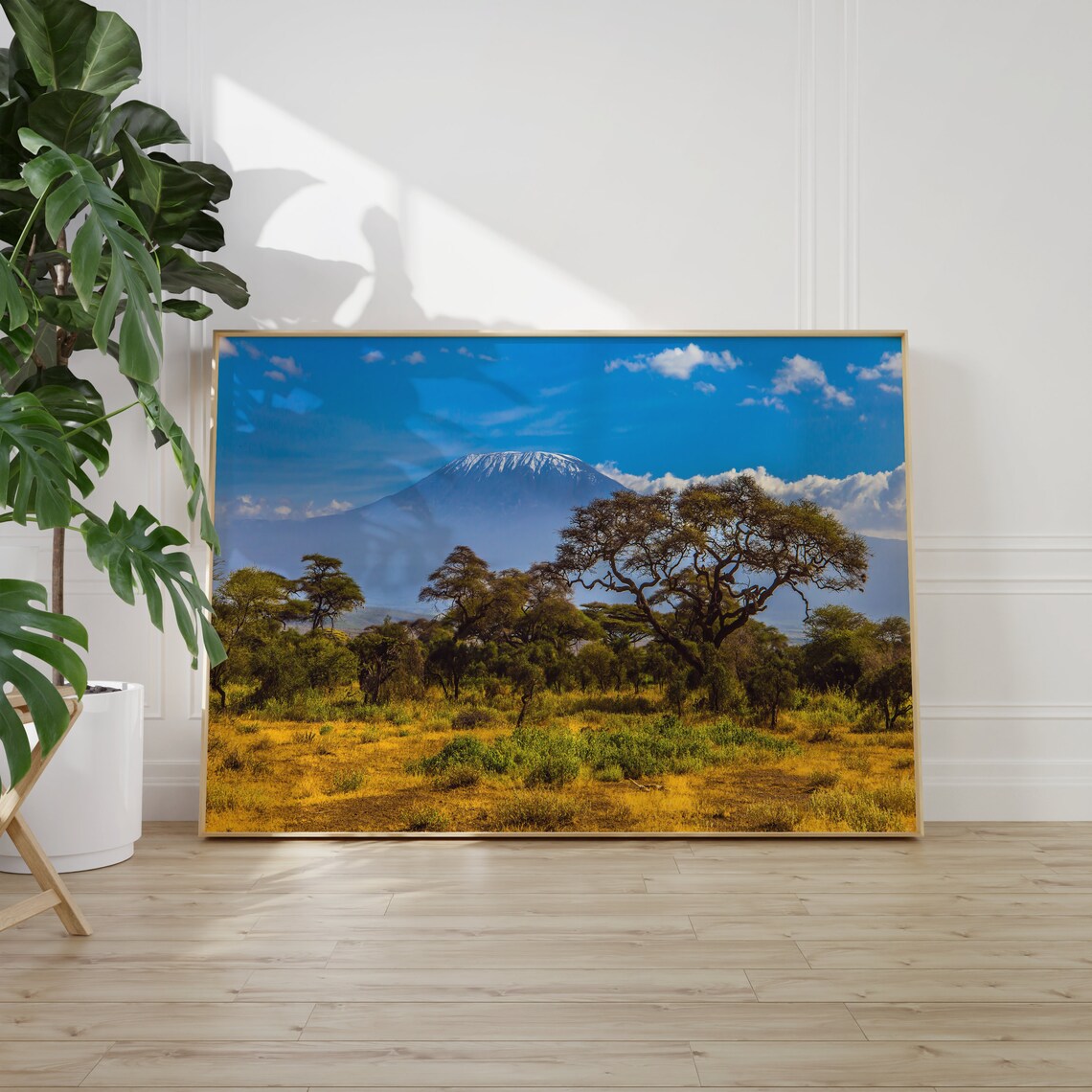 Mount Kilimanjaro Travel Poster, Tanzania Photo Print - Image 2