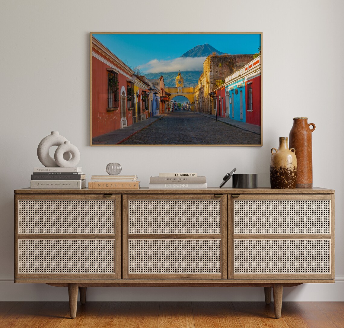 Antigua Guatemala Travel Poster, Place Photo Print - Image 5