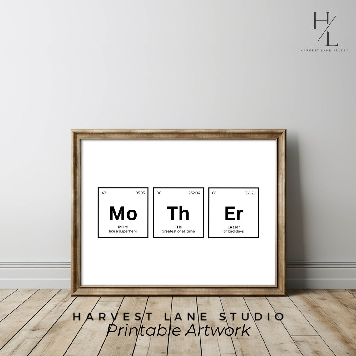 Funny Mother Periodic Table Elements Science Gift Wall Poster - Image 5