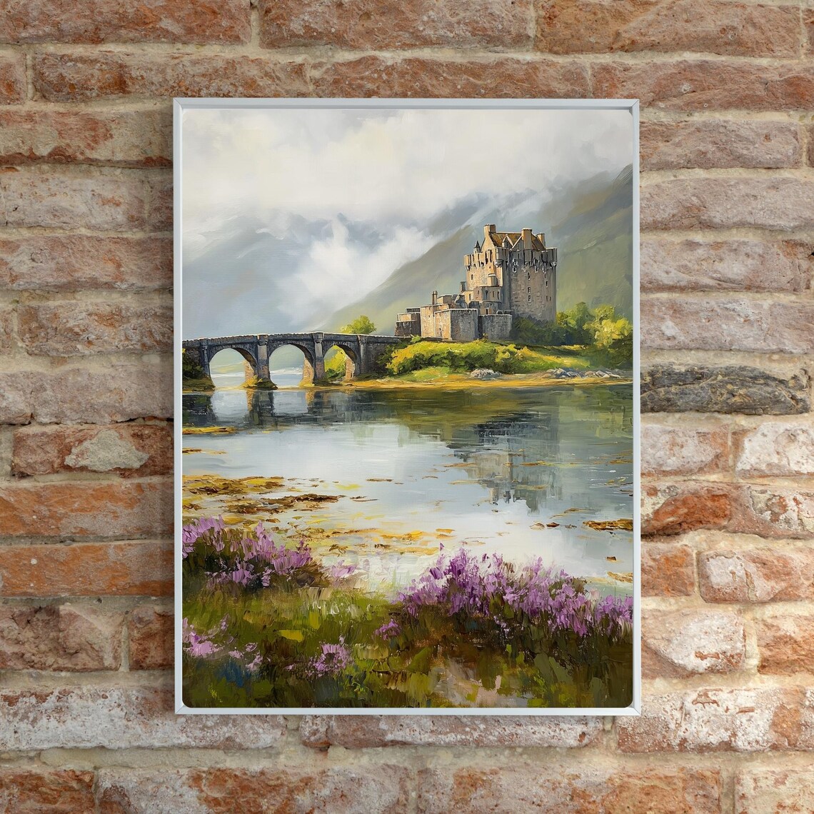 Eilean Donan Castle, Scottish Highland Landscape Art Print - Image 6