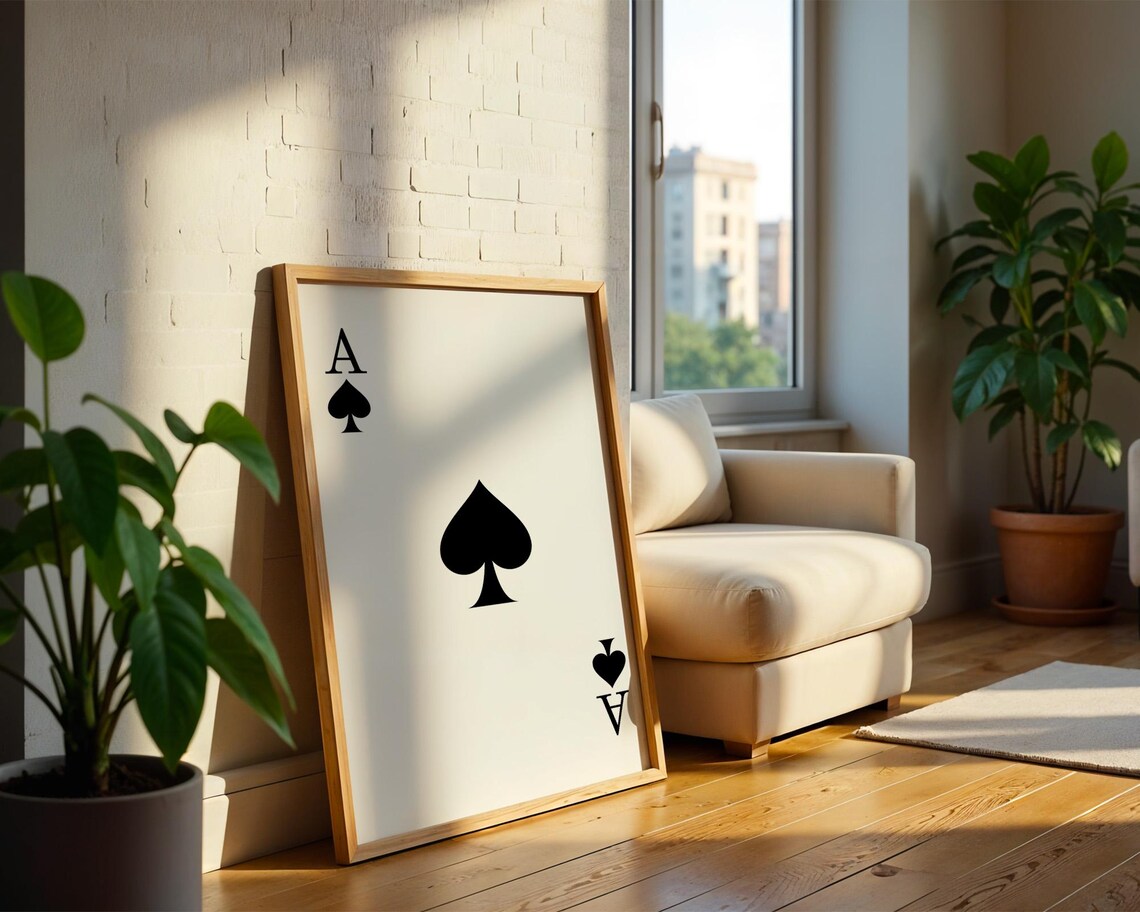 Ace Of Spades, Home Kitchen Office Decor - Image 2