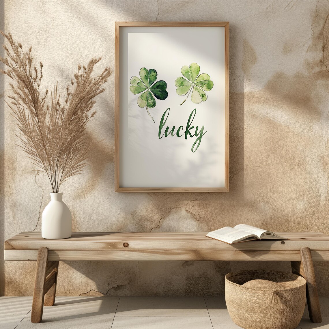 Lucky With Four Leafed Clovers, Home Decor - Image 6
