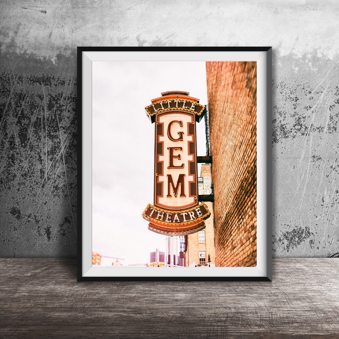 Detroit Little Gem Theatre Photography Print