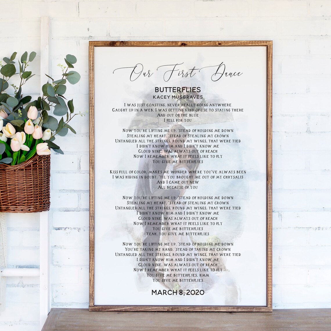 Our First Dance, Custom Watercolor Effect Print - Image 2