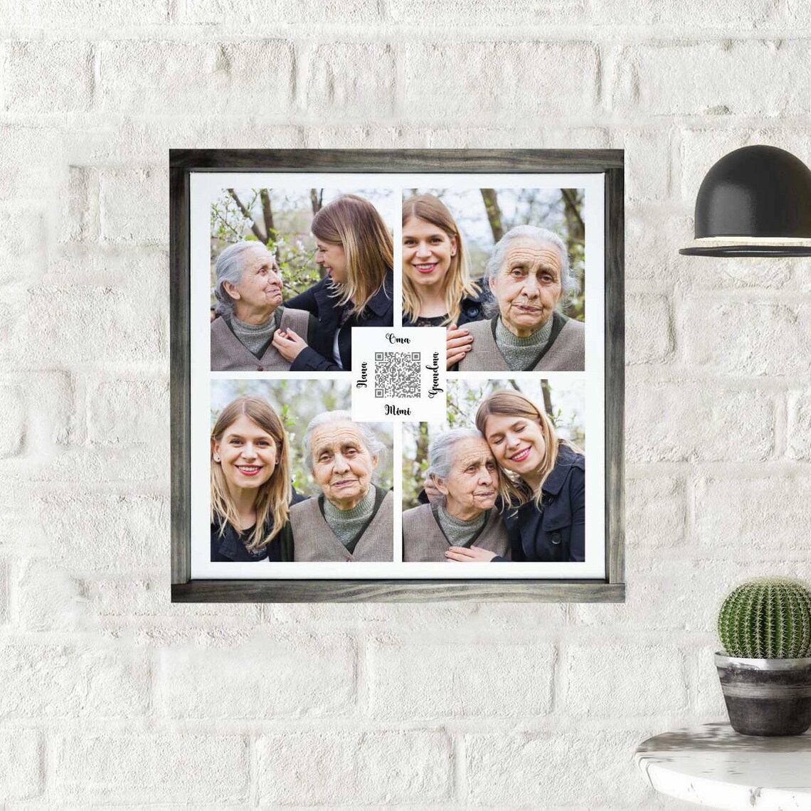 Memorial Voice Recording QR Code Photo Art Print - Image 3