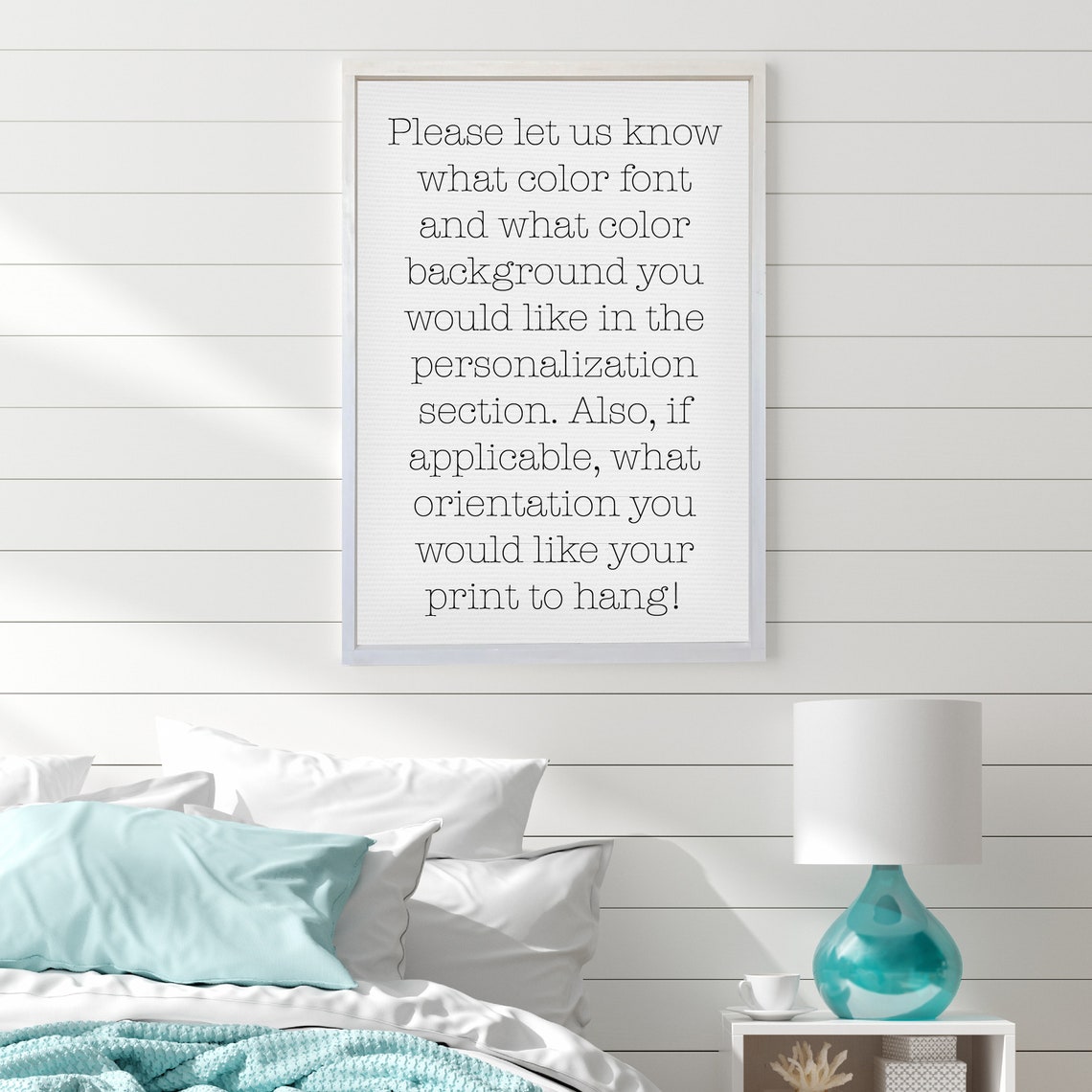 Personalized Custom Quote Serif Typewriter Font Minimalist Poster - Image 3