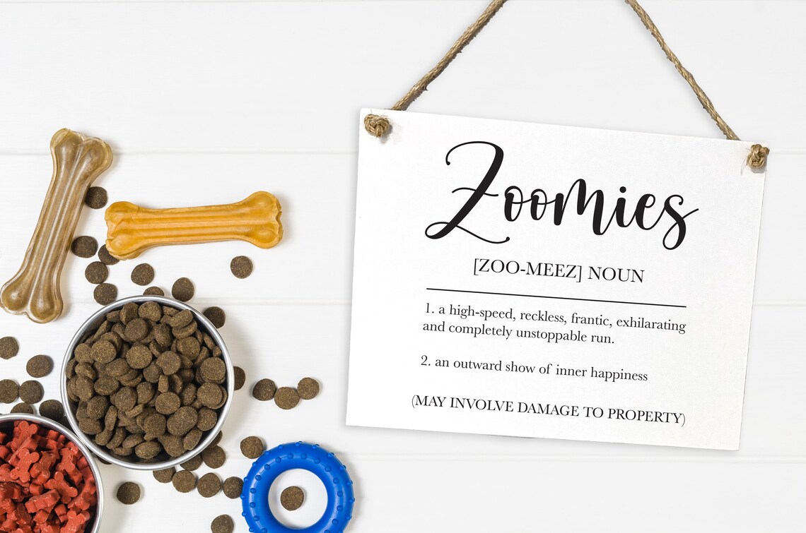 Zoomies Pet Definition Art Print, Farmhouse Humor - Image 2