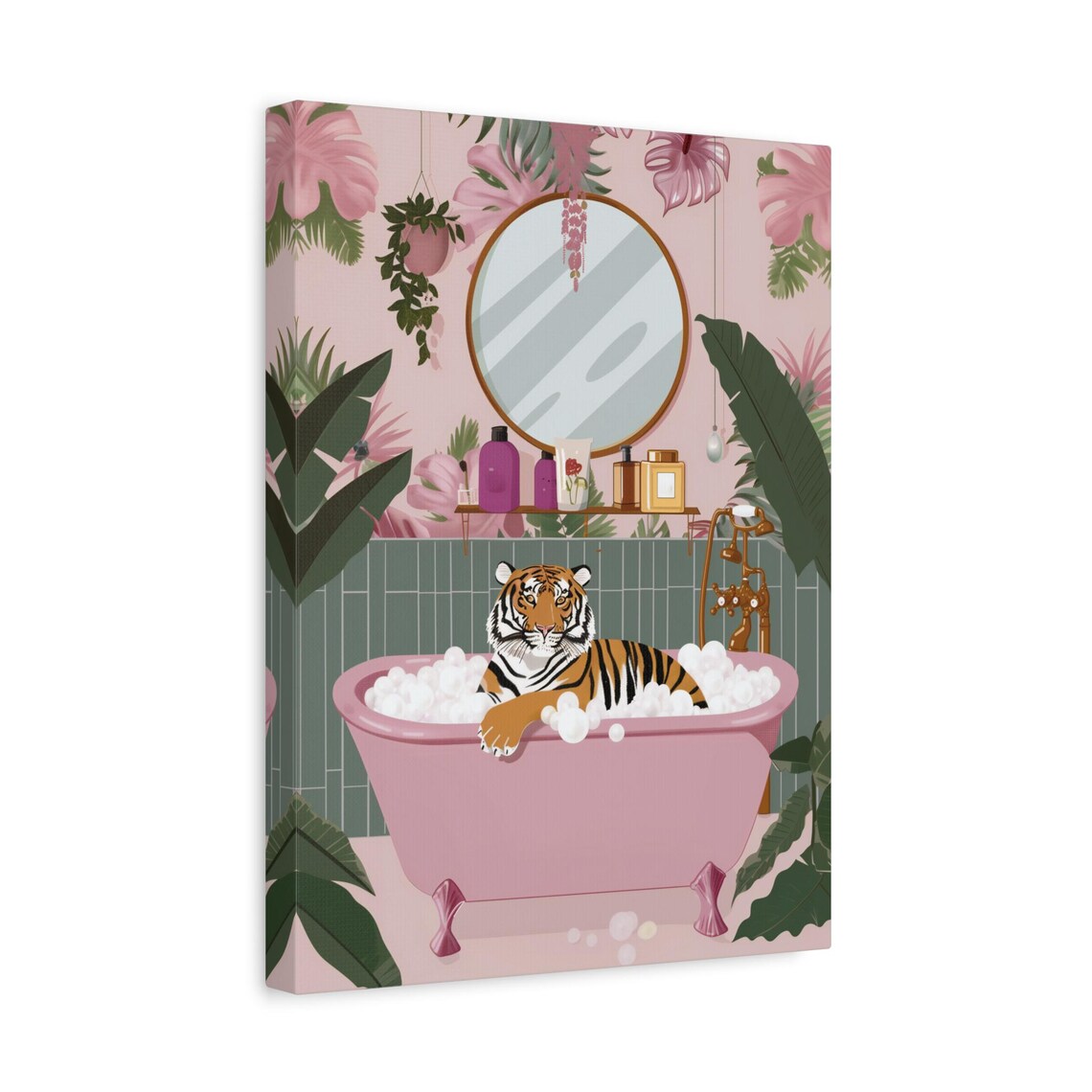 Tiger Print Majestic Tiger Wall Art Large Tiger Luxury Animal Print Elegant Tiger Artwork For Home Tiger Poster - Image 3