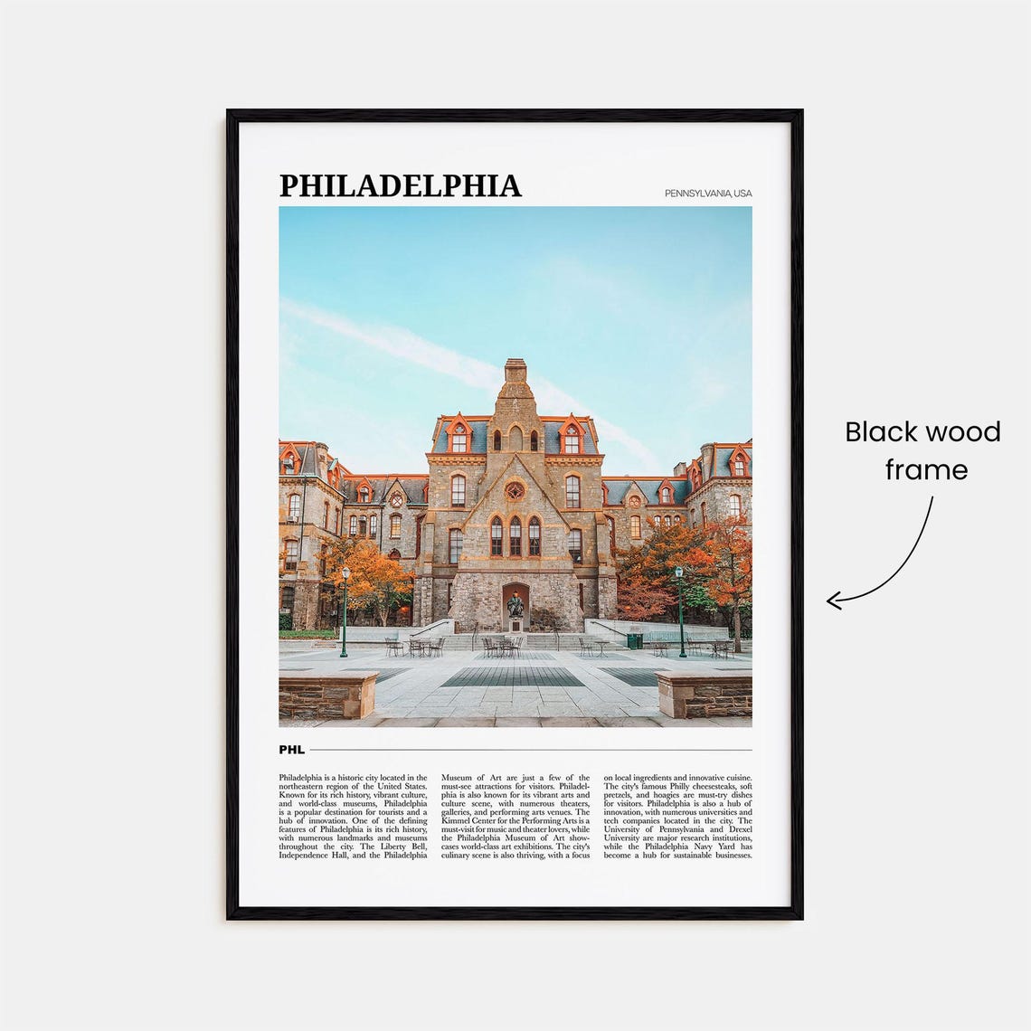 Philadelphia Travel Poster No 1 Philadelphia Wall Art Philadelphia Poster Print Philadelphia Photo Philadelphia Decor Pennsylvania Usa - Image 2