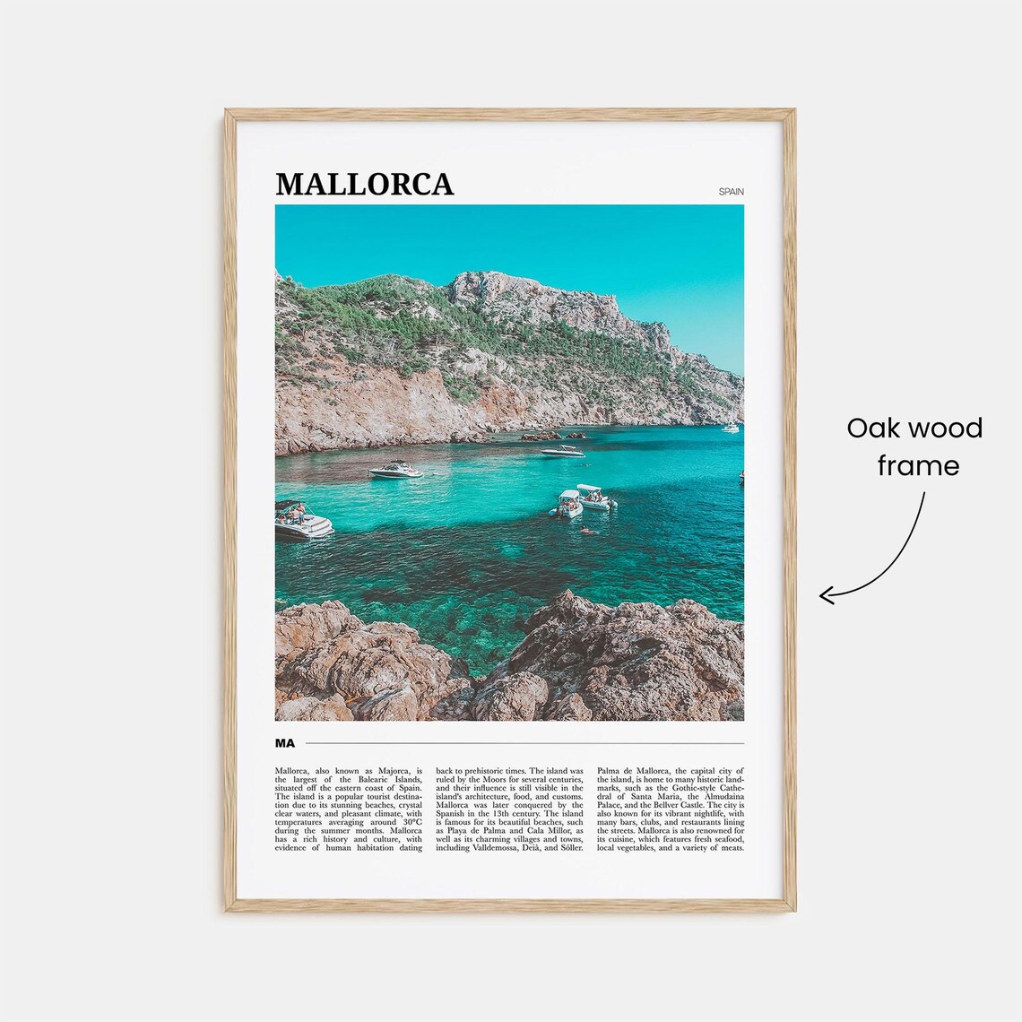 Mallorca Travel Poster, Spain Travel Poster - Image 3