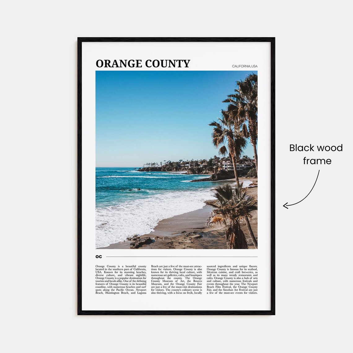 Orange County Travel Poster, California Travel Poster - Image 2