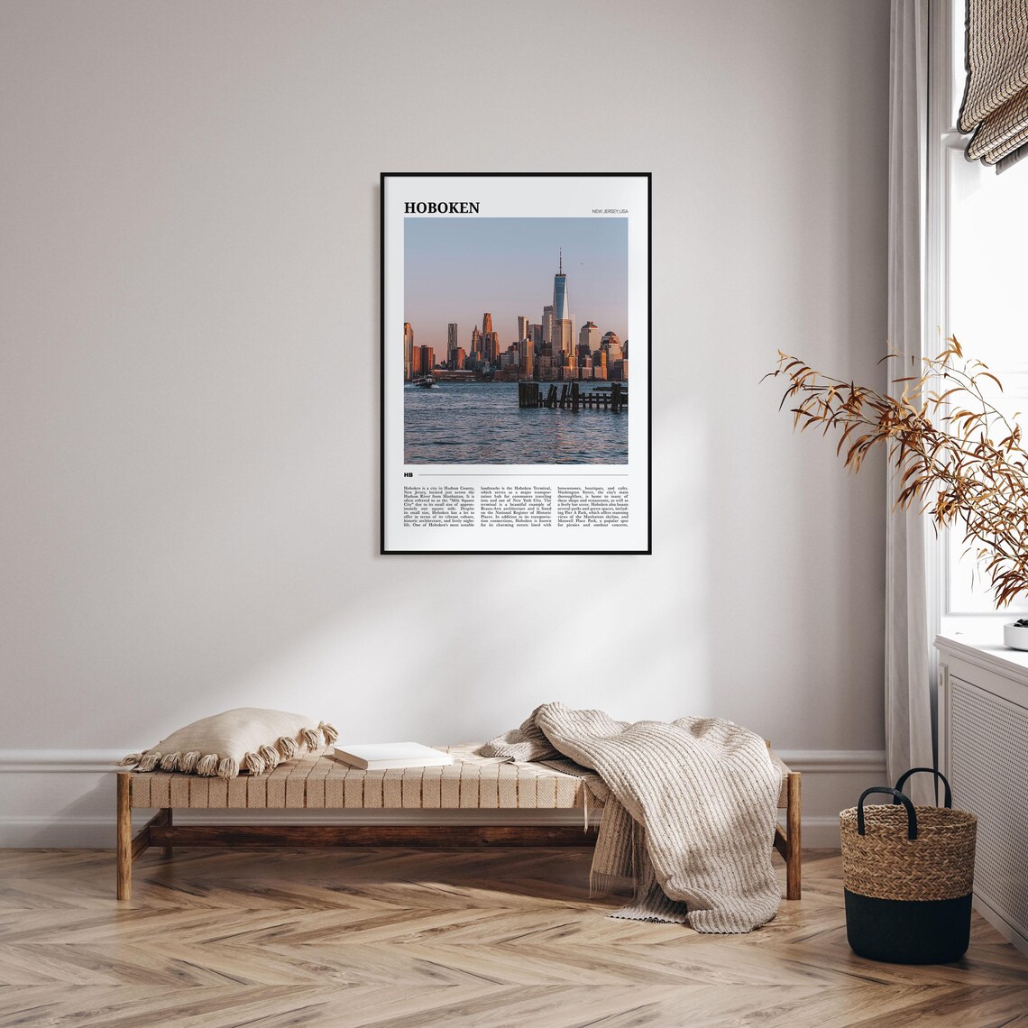 Hoboken Travel Poster, New Jersey Art Print - Image 4