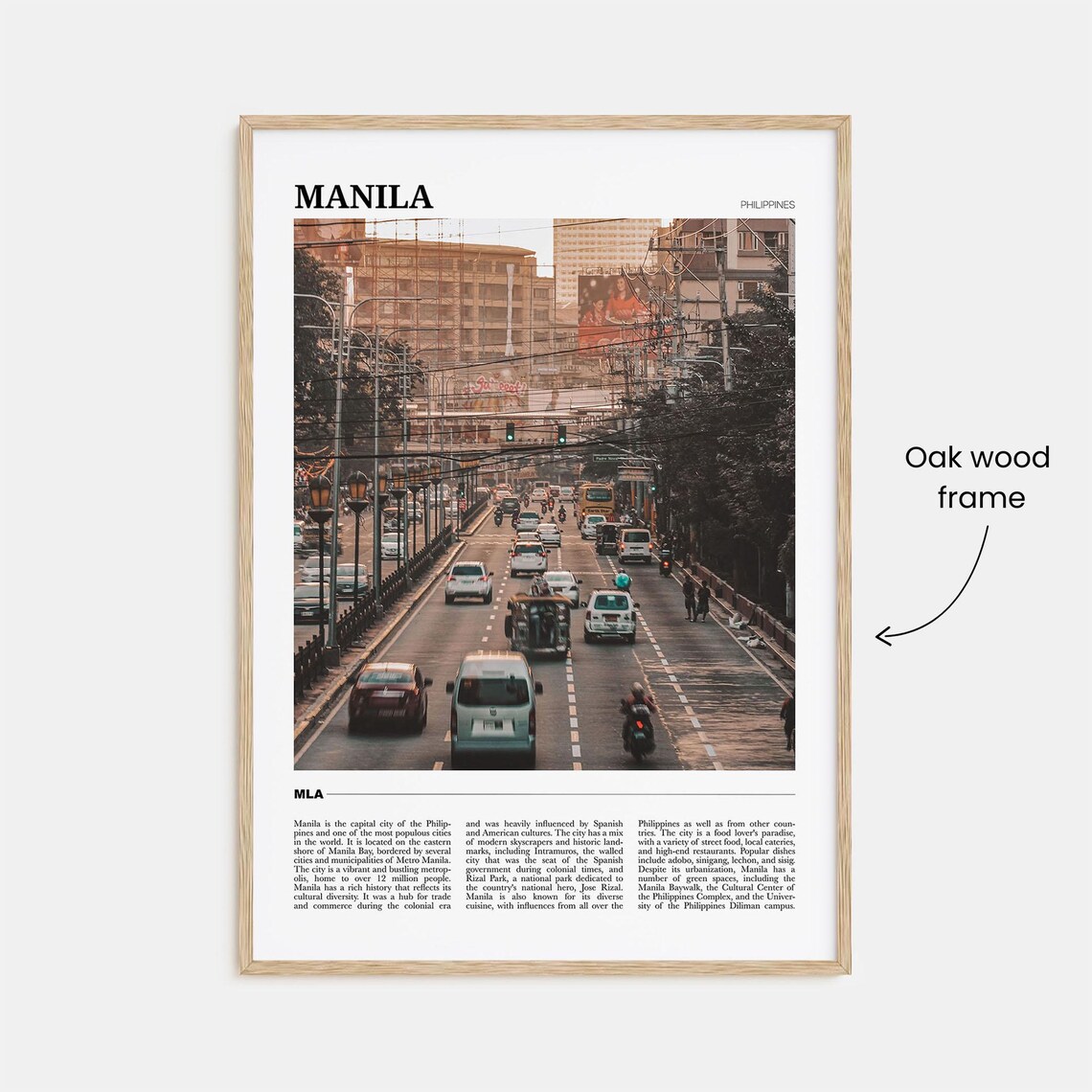 Manila Travel Poster, Philippines Wall Art - Image 3